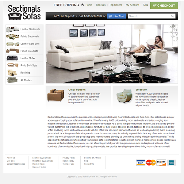 SectionalsAndSofas